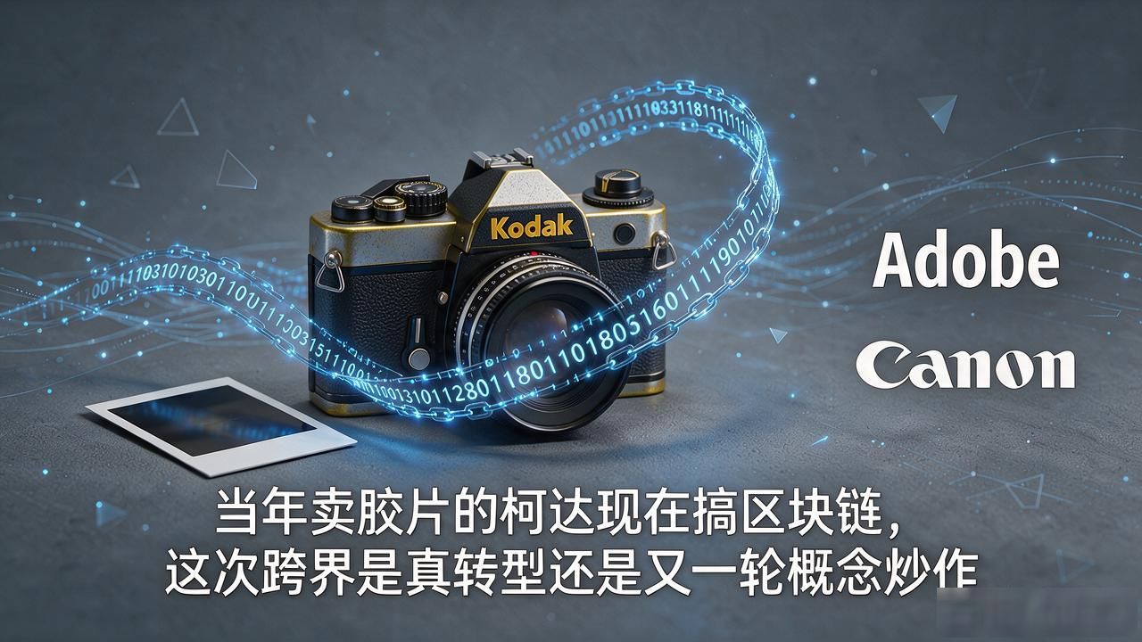 当年卖胶片的柯达现在搞区块链，这次跨界是真转型还是又一轮概念炒作